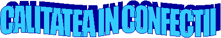 CALITATEA IN CONFECTII